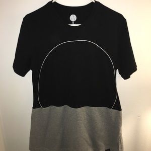 MSFTSrep half and half T shirt